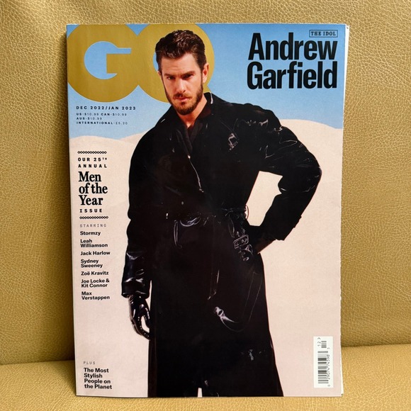 GQ Other - GQ Magazine Dec 2022 Jan 2023 Andrew Garfield Men of the Year Max Verstappen